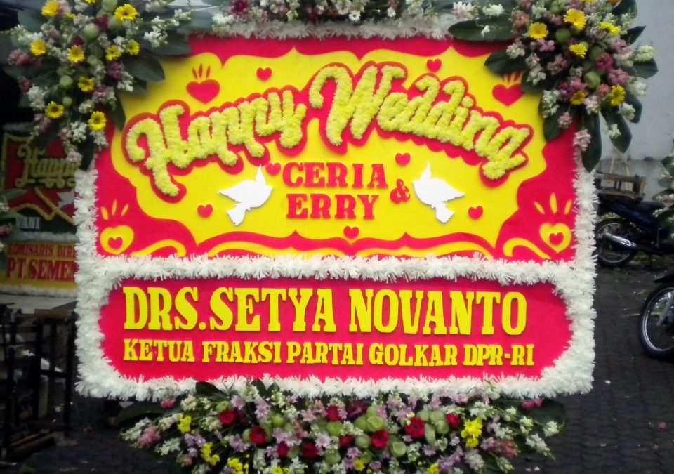 Jual Karangan Bunga Pernikahan di Purwakarta